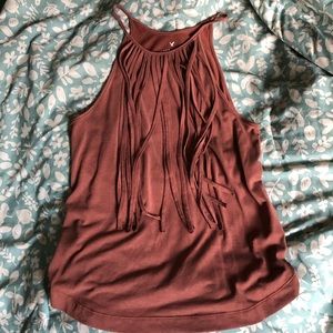 Soft and Sexy Fringe Tank